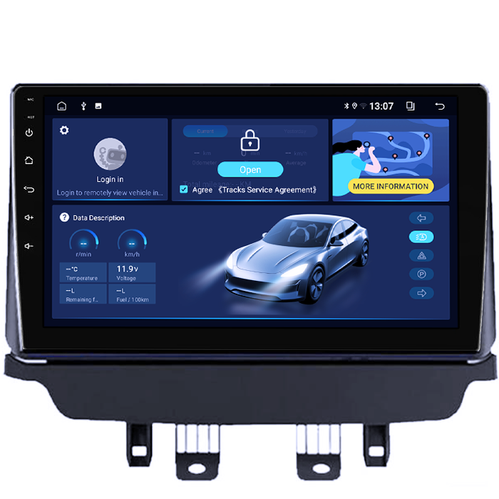 Navigatie dedicata Mazda 2 CX 3 2014-2019, 4GB RAM 64GB ROM, Octacore, Android 14, Display QLED 9", DSP, Carplay&Android Auto, SIM 4G, Ventilator Activ [3]