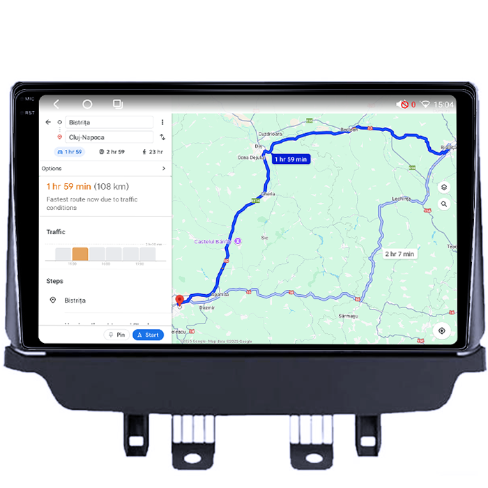 Navigatie dedicata BMW X3 E83 2004-2012, 8GB RAM 128GB ROM, Octacore, Platforma TS18, Android 14, Display QLED 9", Suporta camera 360", DSP, Carplay&Android Auto, SIM 4G, Ventilator Activ [6]