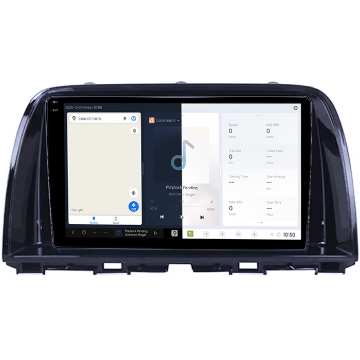 Navigatie dedicata Mazda CX-5 2012-2015, DUDU3, 4GB RAM 64GB ROM, Octacore, Platforma 8581, Android, Display QLED 9", DSP, Carplay&AndroidAuto [2]