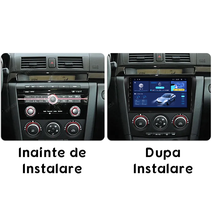 Navigatie dedicata Mazda 3 2004-2009, 8GB RAM 128GB ROM, Octacore, Platforma TS18, Android 13, Display QLED 9”, Suporta camera 360º, DSP, Carplay&Android Auto, SIM 4G, Ventilator Activ [5]