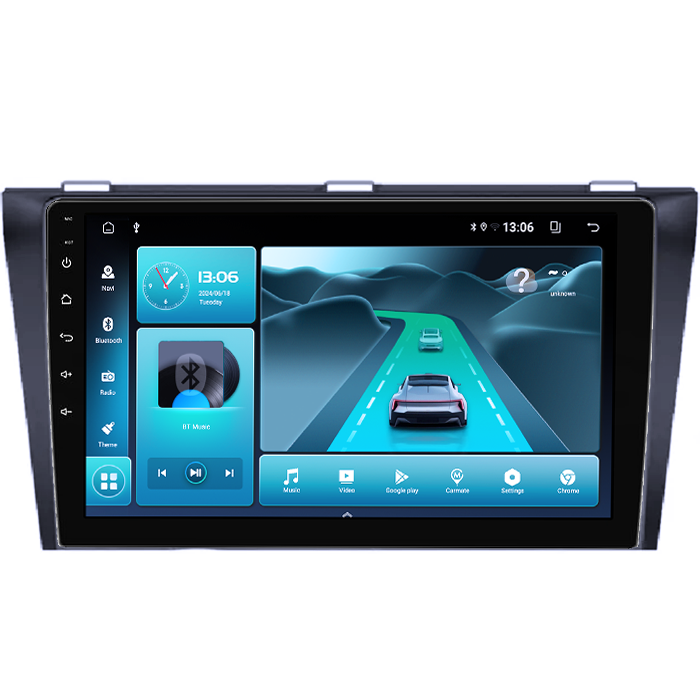 Navigatie dedicata Mazda 3 2004-2009, 8GB RAM 128GB ROM, Octacore, Platforma TS18, Android 13, Display QLED 9”, Suporta camera 360º, DSP, Carplay&Android Auto, SIM 4G, Ventilator Activ [3]