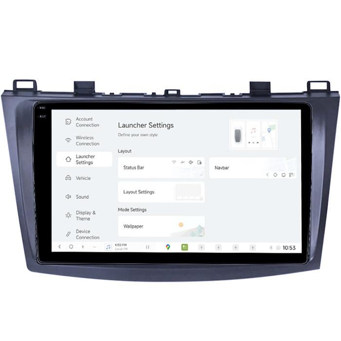 Navigatie dedicata Mazda 3 2010-2012, DUDU3, 4GB RAM 64GB ROM, Octacore, Platforma 8581, Android, Display QLED 9", DSP, Carplay&AndroidAuto [5]