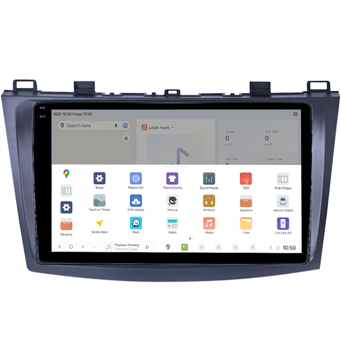 Navigatie dedicata Mazda 3 2010-2012, DUDU3, 4GB RAM 64GB ROM, Octacore, Platforma 8581, Android, Display QLED 9", DSP, Carplay&AndroidAuto [3]