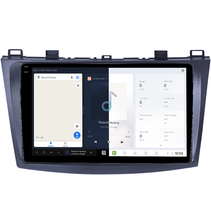 Navigatie dedicata Mazda 3 2010-2012, DUDU3, 4GB RAM 64GB ROM, Octacore, Platforma 8581, Android, Display QLED 9", DSP, Carplay&AndroidAuto [2]