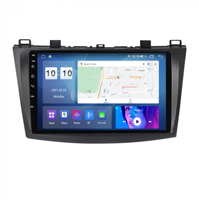Navigatie dedicata Mazda 3 2010-2012, 4 GB RAM 32 ROM, Android 13, QLED, Display 9", DSP, Internet, Youtube , Waze , WI-FI , USB , Bluetooth , Mirrorlink [3]