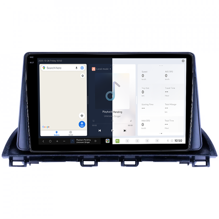 Navigatie dedicata Mazda 3 2013-2019, DUDU3, 4GB RAM 64GB ROM, Octacore, Platforma 8581, Android, Display QLED 9", DSP, Carplay&AndroidAuto [2]
