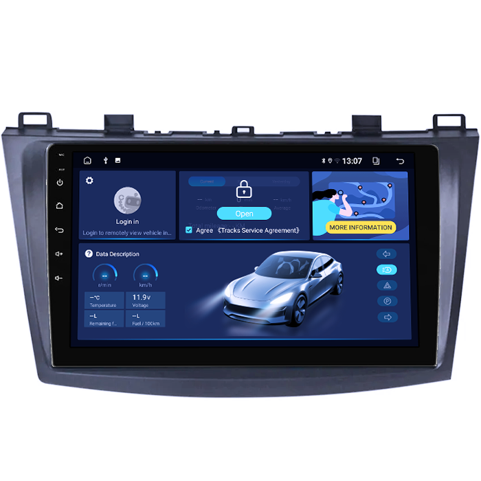 (Resigilata) Navigatie dedicata Mazda 3 2013-2016, 2GB RAM 32GB ROM, Quad Core, Display 9" IPS Full HD, Carplay&Android Auto, Android 14, Suport camere AHD [1]