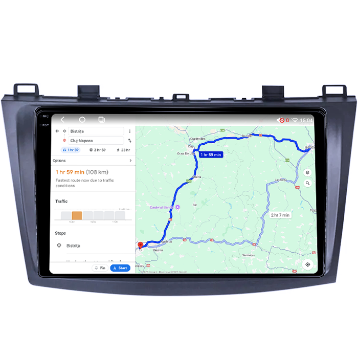 Navigatie dedicata Mazda 3 2013-2016, 4GB RAM 64GB ROM, Octacore, Android 14, Display QLED 1K 9", Carplay&Android Auto, SIM 4G, Ventilator Activ [4]