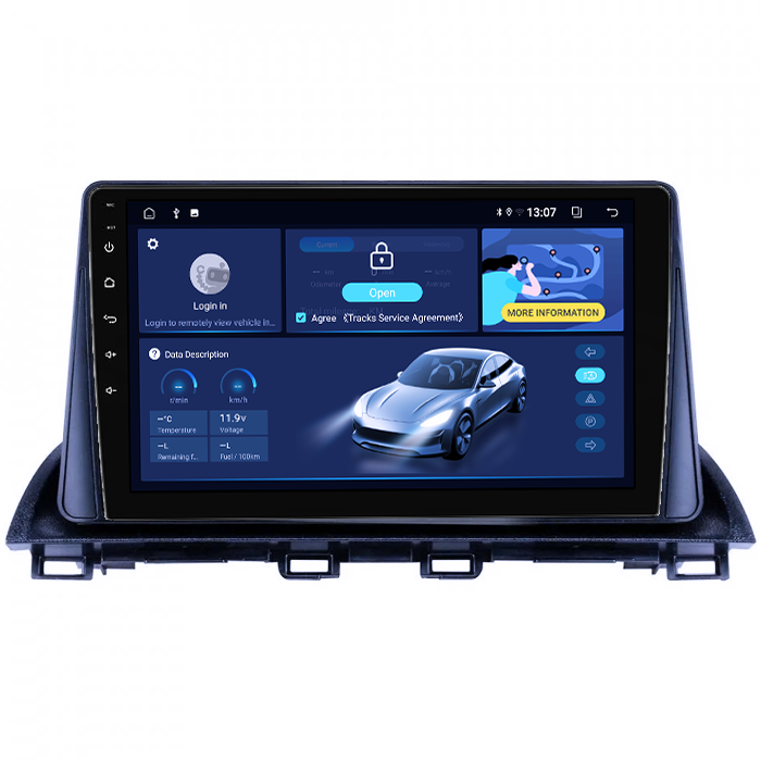 Navigatie dedicata Mazda 3 2013-2019, 4GB RAM 32GB ROM, Octacore, Android 14, Display QLED 9", DSP, Carplay&Android Auto, SIM 4G, Bluetooth, Ventilator Activ [3]