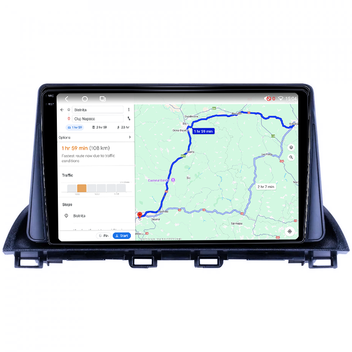 Navigatie dedicata Mazda 3 2013-2019, 4GB RAM 32GB ROM, Octacore, Android 14, Display QLED 1K 9", DSP, Carplay&Android Auto, SIM 4G, Bluetooth, Ventilator Activ [5]