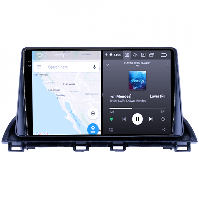 Navigatie dedicata Mazda 3 2013-2019, 8GB RAM 128GB ROM, Octacore, Platforma TS18, Android 14, Display QLED 9”, Suporta camera 360º, DSP, Carplay&Android Auto, SIM 4G, Ventilator Activ [4]