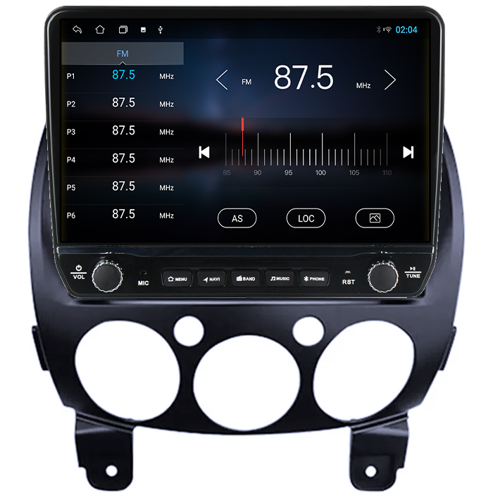 Navigatie dedicata Mazda 2 2007-2014 Tesla cu butoane rotative model 2024, 4GB RAM 64GB ROM, Procesor Quadcore, Android 14, Display QLED 10", DSP, Carplay&Android Auto [3]