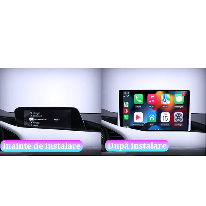 Navigatie dedicata Mazda 3 2020+, 8GB RAM 128GB ROM, Octacore, Platforma 7862, Android 14, Display QLED 9" 2K, Suporta camera 360", DSP, Carplay&Android Auto, SIM 4G, [2]