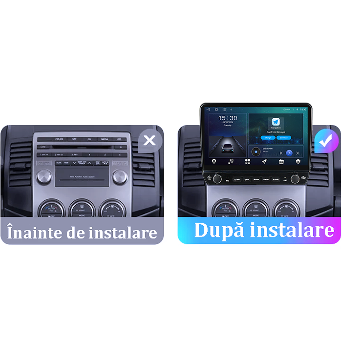 Navigatie dedicata MAZDA 5 2005-2010 Tesla cu butoane rotative model 2024, 4GB RAM 64GB ROM, Procesor Quadcore, Android 14, Display QLED 10", DSP, Carplay&Android Auto [7]