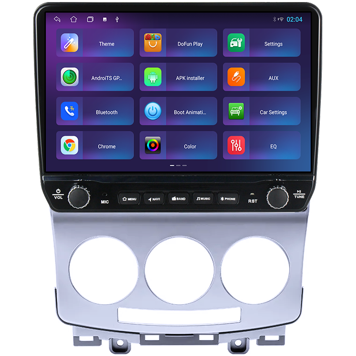 Navigatie dedicata MAZDA 5 2005-2010 Tesla cu butoane rotative model 2024, 4GB RAM 64GB ROM, Procesor Quadcore, Android 14, Display QLED 10", DSP, Carplay&Android Auto [4]