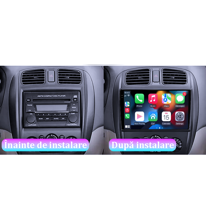 Navigatie dedicata MAZDA 323, 4GB RAM 64GB ROM, Procesor Qualcomm Octacore, Android 14, Rezolutie 2K, Display QLED 9", DSP, Carplay&Android Auto, SIM 4G [6]