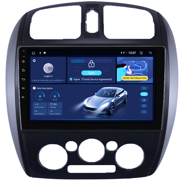 Navigatie dedicata MAZDA 323, 8GB RAM 128GB ROM, Octacore, Platforma 7862,Android 13, Display QLED 9”, Suporta camera 360º, DSP, Carplay&Android Auto, SIM 4G, Ventilator Activ [2]