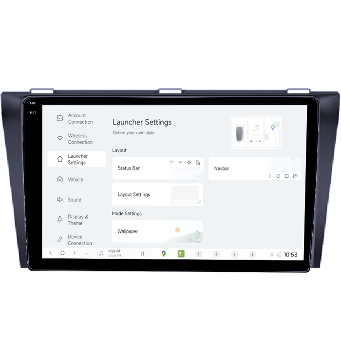 Navigatie dedicata Mazda 3 2004-2009, DUDU3, 4GB RAM 64GB ROM, Octacore, Platforma 8581, Android, Display QLED 9", DSP, Carplay&AndroidAuto [5]