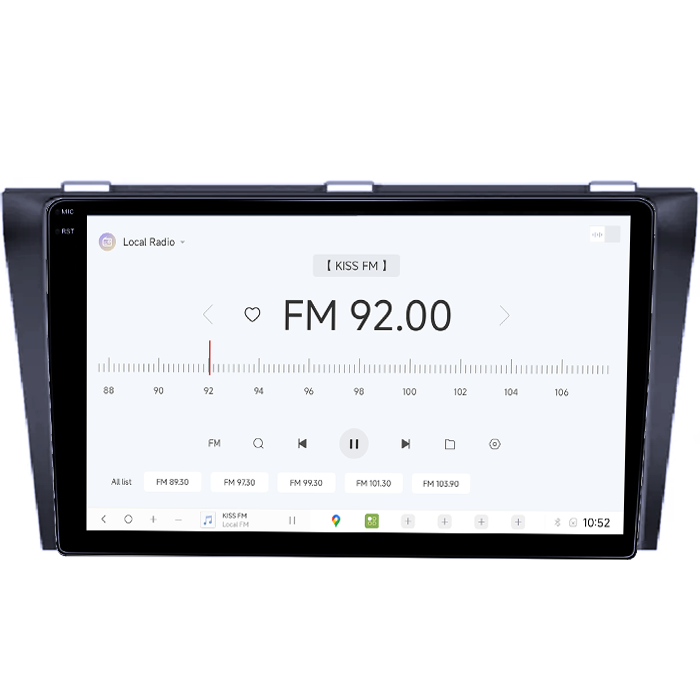 Navigatie dedicata Mazda 3 2004-2009, DUDU3, 4GB RAM 64GB ROM, Octacore, Platforma 8581, Android, Display QLED 9", DSP, Carplay&AndroidAuto [4]