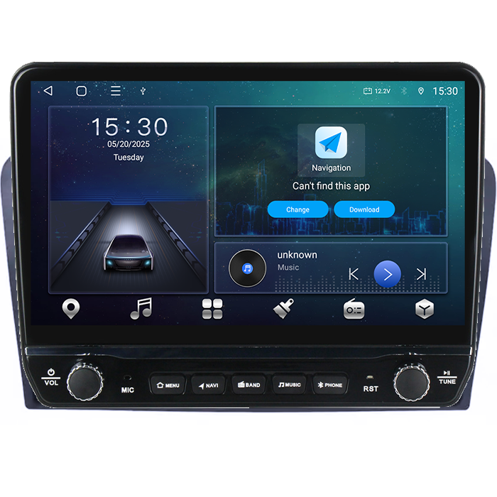 Navigatie dedicata MAZDA 3 2004-2009 Tesla cu butoane rotative model 2024, 4GB RAM 64GB ROM, Procesor Quadcore, Android 14, Display QLED 10", DSP, Carplay&Android Auto [6]