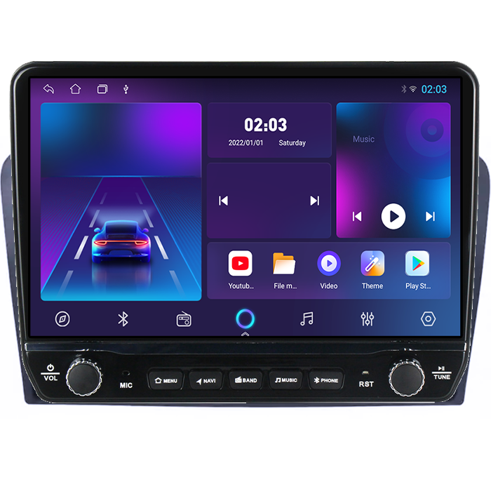 Navigatie dedicata MAZDA 3 2004-2009 Tesla cu butoane rotative model 2024, 4GB RAM 64GB ROM, Procesor Quadcore, Android 14, Display QLED 10", DSP, Carplay&Android Auto [5]