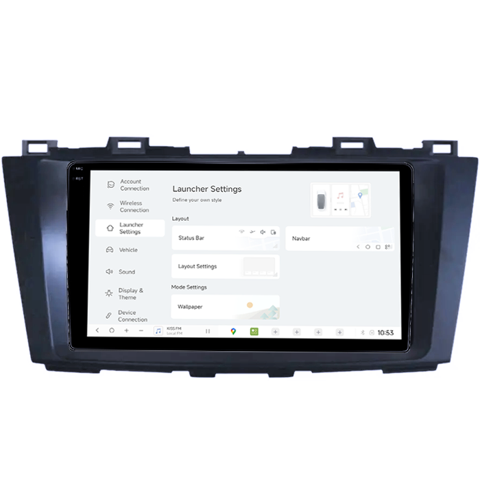 Navigatie dedicata Mazda 5 2010-2015, DUDU3, 4GB RAM 64GB ROM, Octacore, Platforma 8581, Android, Display QLED 9", DSP, Carplay&AndroidAuto [5]