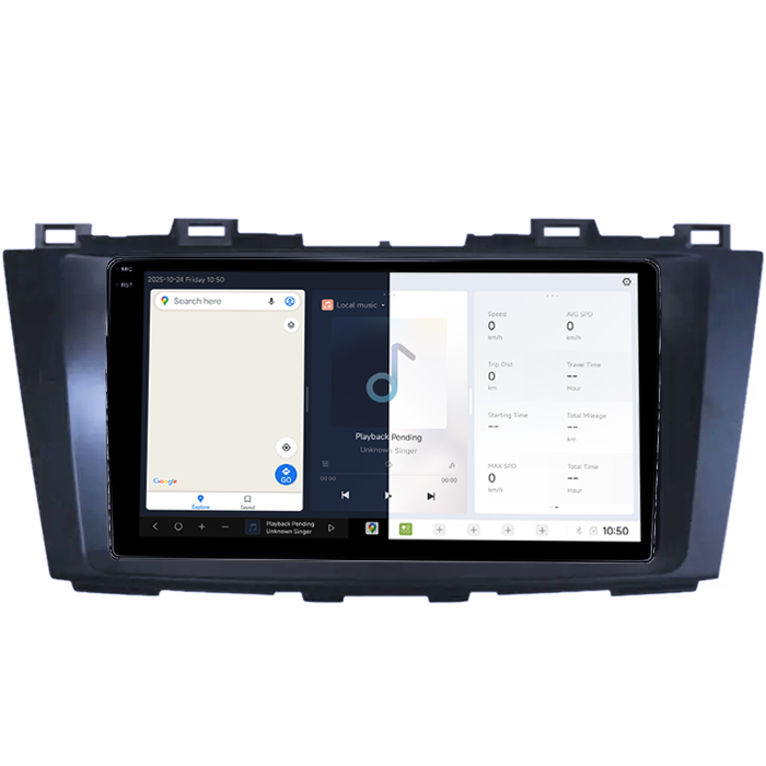 Navigatie dedicata Mazda 5 2010-2015, DUDU3, 4GB RAM 64GB ROM, Octacore, Platforma 8581, Android, Display QLED 9", DSP, Carplay&AndroidAuto [2]
