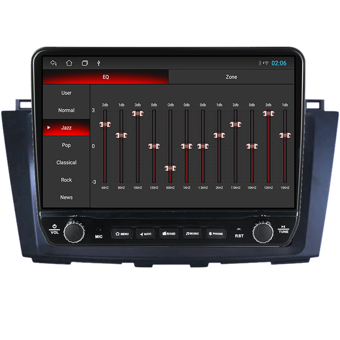 Navigatie dedicata Mazda 5 2010-2015 Tesla cu butoane rotative model 2024, 4GB RAM 64GB ROM, Procesor Quadcore, Android 14, Display QLED 10", DSP, Carplay&Android Auto [2]