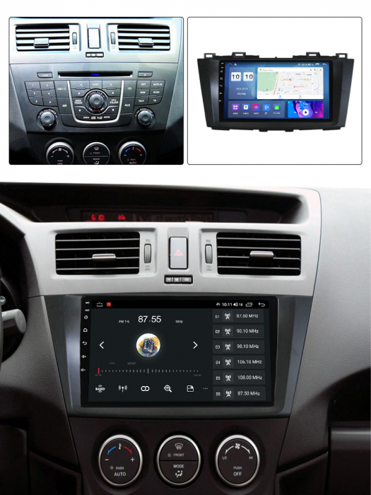Navigatie dedicata Mazda 5 2010-2015, 4GB RAM 32 ROM, Android 13, QLED,Display 9", DSP, Internet, Youtube , Waze , WI-FI , USB , Bluetooth , Mirrorlink [5]