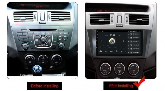 Navigatie dedicata Mazda 5 2010-2015, 4GB RAM 32 ROM, Android 13, QLED,Display 9", DSP, Internet, Youtube , Waze , WI-FI , USB , Bluetooth , Mirrorlink [4]