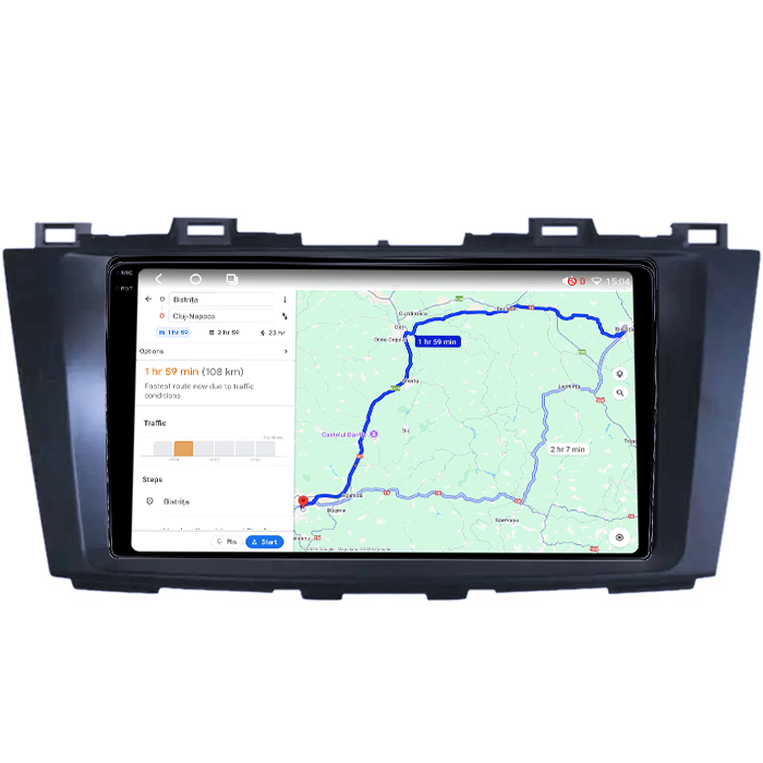 Navigatie dedicata Mazda 5 2010-2015, 4GB RAM 64GB ROM, Octacore, Android 14, Display QLED 1K 9", Carplay&Android Auto, SIM 4G, Ventilator Activ [4]
