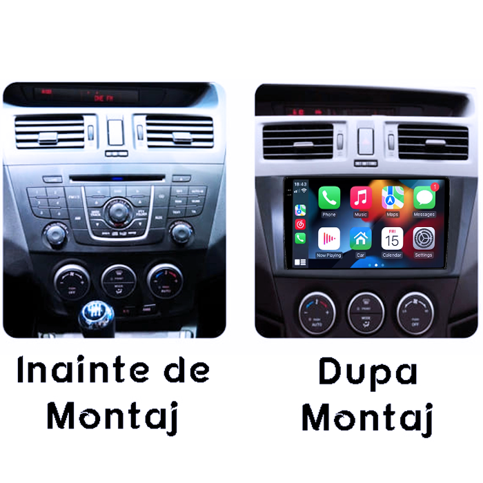 Navigatie dedicata Mazda 5 2010-2015, 4GB RAM 64GB ROM, Procesor Qualcomm Octacore, Android 14, Rezolutie 2K, Display QLED 9", DSP, Carplay&Android Auto, SIM 4G [8]