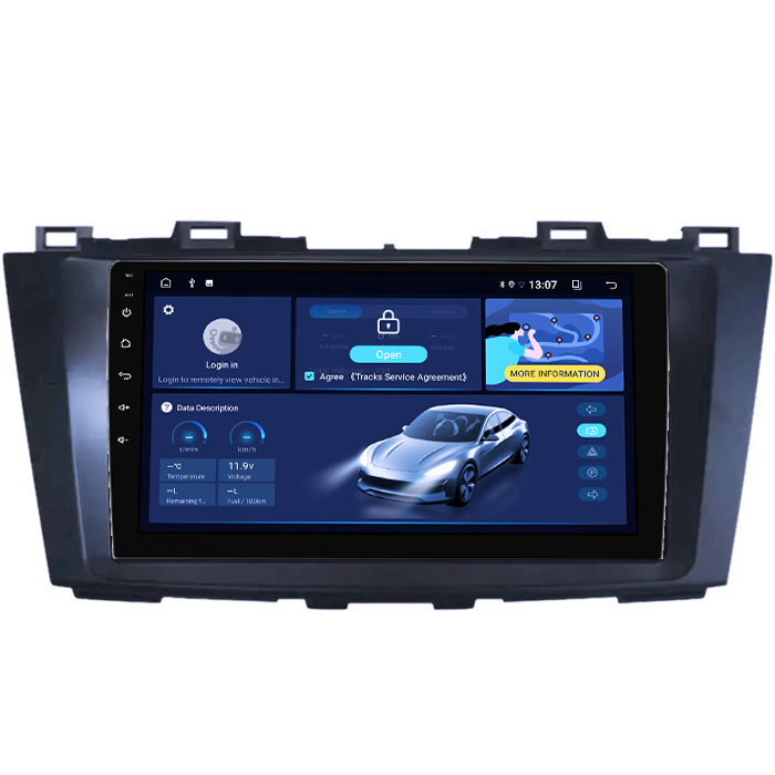 Navigatie dedicata Mazda 5 2010-2015, 8GB RAM 128GB ROM, Octacore, Platforma 7862,Android 13, Display QLED 9”, Suporta camera 360º, DSP, Carplay&Android Auto, SIM 4G, Ventilator Activ [2]