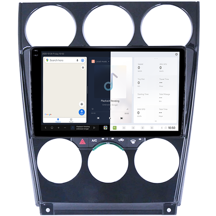 Navigatie dedicata Mazda 6 2002-2008, DUDU3, 4GB RAM 64GB ROM, Octacore, Platforma 8581, Android, Display QLED 9", DSP, Carplay&AndroidAuto [2]
