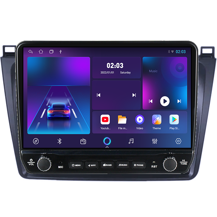 Navigatie dedicata Mazda 6 2008 - 2014 Tesla cu butoane rotative model 2024, 4GB RAM 64GB ROM, Procesor Quadcore, Android 14, Display QLED 10", DSP, Carplay&Android Auto [5]