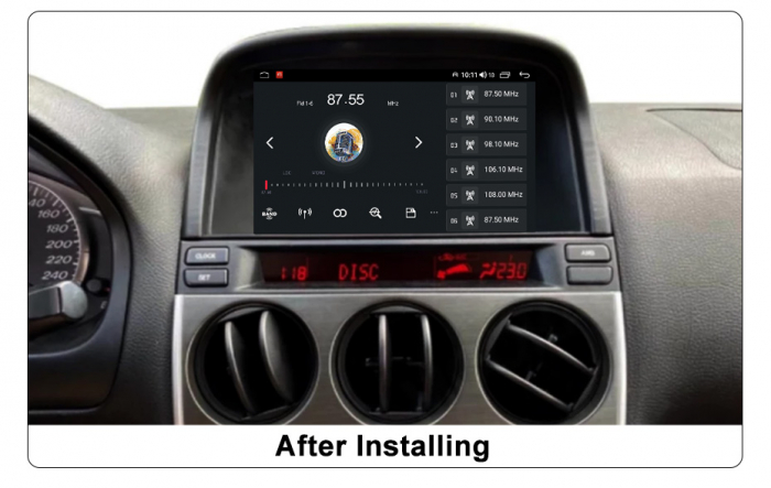 (Resigilata) Navigatie dedicata Mazda 6 2002-2008, 2GB RAM 32GB ROM, Quad Core, Display 9" IPS Full HD, Carplay, Android 13, Bluetooth, Magazin Play, Suport camere AHD [8]