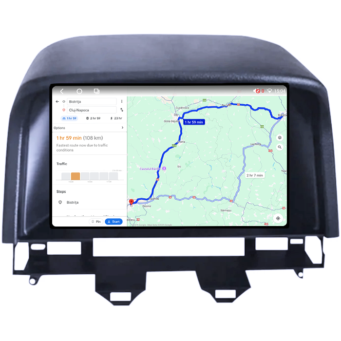 Navigatie dedicata Mazda 6 2002-2008, 4GB RAM 64GB ROM, Octacore, Android 14, Display QLED 1K 9", Carplay&Android Auto, SIM 4G, Ventilator Activ [4]