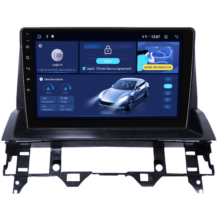 Navigatie dedicata Mazda 6 2002-2008, 8GB RAM 128GB ROM, Octacore, Platforma 7862,Android 13, Display QLED 9”, Suporta camera 360º, DSP, Carplay&Android Auto, SIM 4G, Ventilator Activ [2]