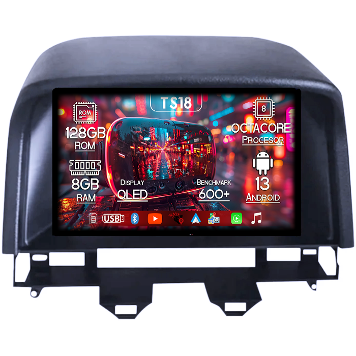 Navigatie dedicata Mazda 6 2002-2008, 8GB RAM 128GB ROM, Octacore, Platforma TS18, Android 13, Display QLED 9”, Suporta camera 360º, DSP, Carplay&Android Auto, SIM 4G, Ventilator Activ [1]