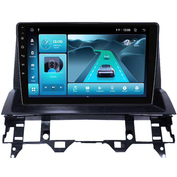 Navigatie dedicata Mazda 6 2002-2008, 8GB RAM 128GB ROM, Octacore, Platforma 7862,Android 13, Display QLED 9”, Suporta camera 360º, DSP, Carplay&Android Auto, SIM 4G, Ventilator Activ [3]