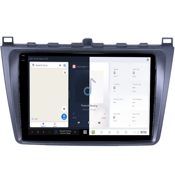 Navigatie dedicata Mazda 6 2008-2013, DUDU3, 4GB RAM 64GB ROM, Octacore, Platforma 8581, Android, Display QLED 9", DSP, Carplay&AndroidAuto [2]