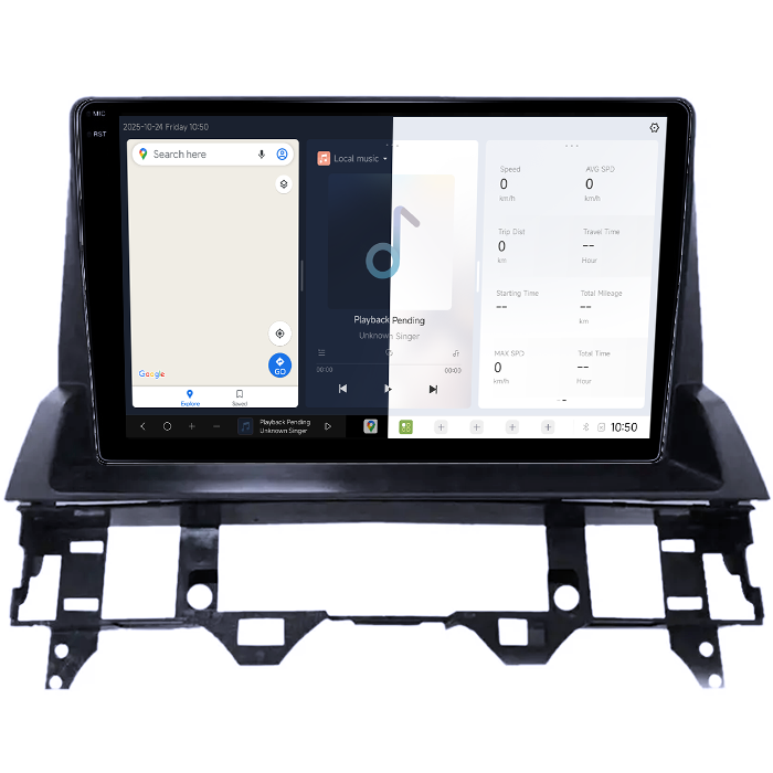 Navigatie dedicata Mazda 6 2002-2008, DUDU3, 4GB RAM 64GB ROM, Octacore, Platforma 8581, Android, Display QLED 9", DSP, Carplay&AndroidAuto C [2]
