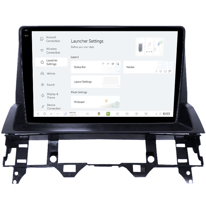 Navigatie dedicata Mazda 6 2002-2008, DUDU3, 4GB RAM 64GB ROM, Octacore, Platforma 8581, Android, Display QLED 9", DSP, Carplay&AndroidAuto C [5]