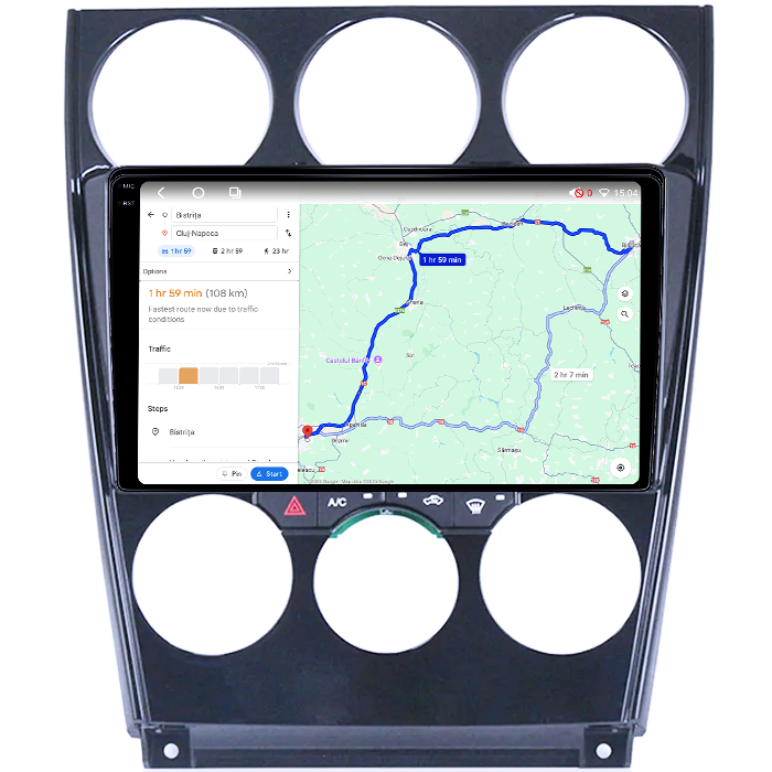 Navigatie dedicata Mazda 6 2004-2015, 4GB RAM 64GB ROM, Octacore, Android 14, Display QLED 1K 9", Carplay&Android Auto, SIM 4G, Ventilator Activ [4]