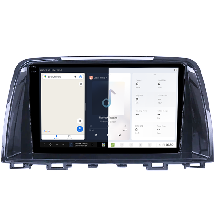 Navigatie dedicata Mazda 6 III 2012-2017, DUDU3, 4GB RAM 64GB ROM, Octacore, Platforma 8581, Android, Display QLED 10", DSP, Carplay&AndroidAuto [2]