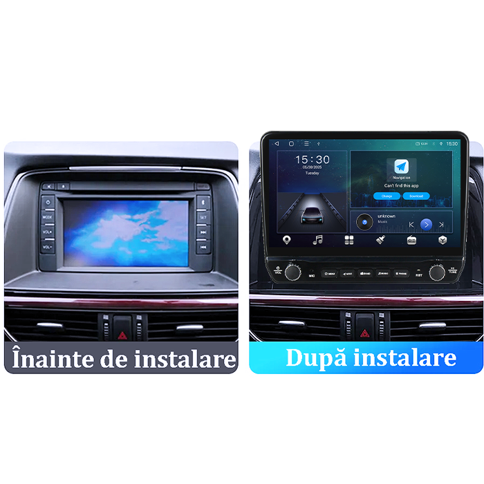 Navigatie dedicata Mazda 6-2014-prezent Tesla cu butoane rotative model 2024, 4GB RAM 64GB ROM, Procesor Quadcore, Android 14, Display QLED 10", DSP, Carplay&Android Auto [7]