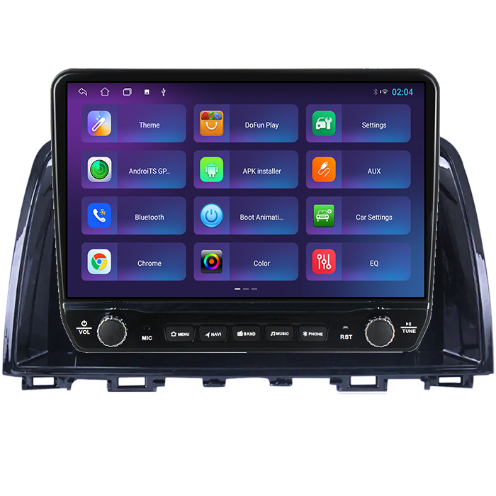 Navigatie dedicata Mazda 6-2014-prezent Tesla cu butoane rotative model 2024, 4GB RAM 64GB ROM, Procesor Quadcore, Android 14, Display QLED 10", DSP, Carplay&Android Auto [4]