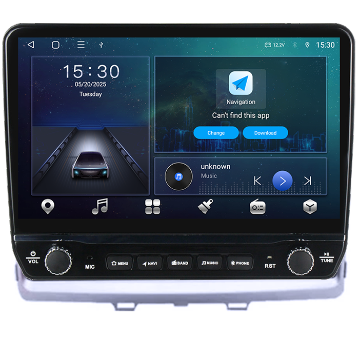 Navigatie dedicata Mazda 8 2011 Tesla cu butoane rotative model 2024, 4GB RAM 64GB ROM, Procesor Quadcore, Android 14, Display QLED 10", DSP, Carplay&Android Auto [6]