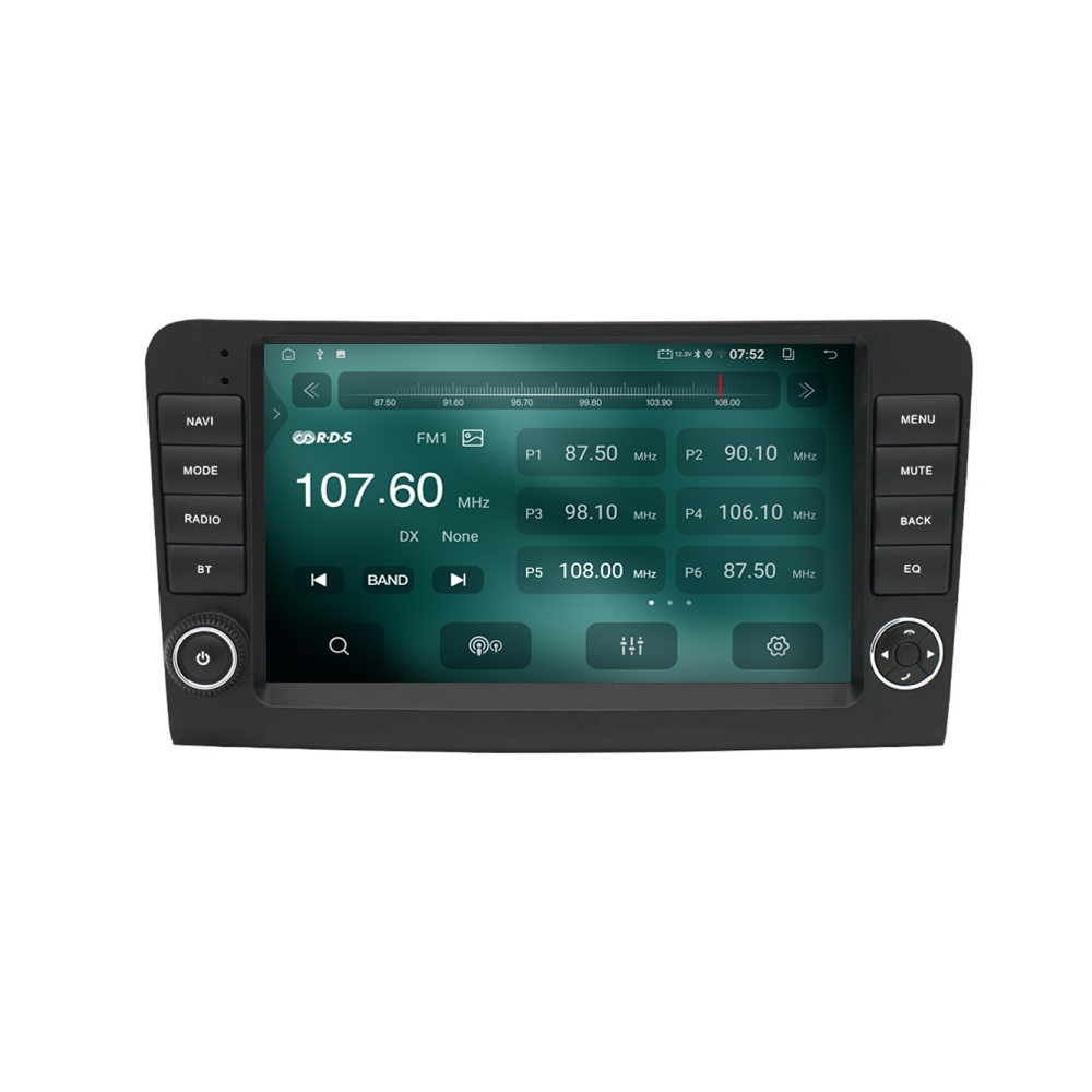 Navigatie dedicata Mercedes ML Butoane W164 2005-2012, 4GB RAM 64GB ROM, Quadcore, Android 14, Display QLED  9", DSP, Carplay&Android Auto, Suport camere AHD [3]