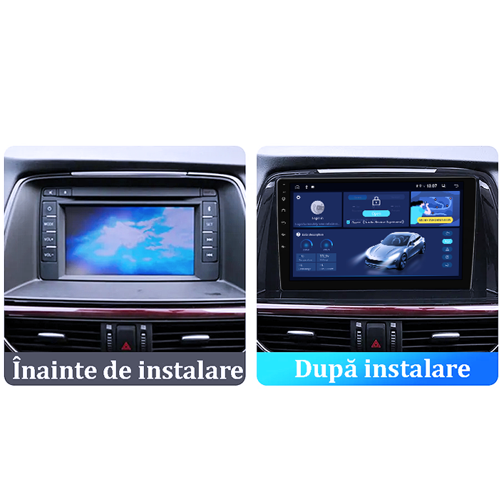 (Resigilata) Navigatie dedicata Mazda 6 III 2012-2017, 2GB RAM 32GB ROM, Quad Core, Display 9" IPS Full HD, Carplay&Android Auto, Android 14, Suport camere AHD [4]
